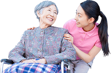 介護者と老人