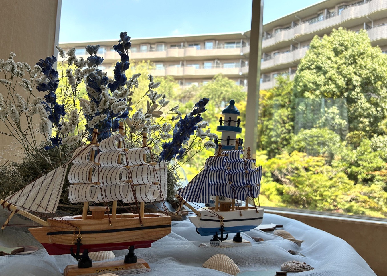 夏色の館内